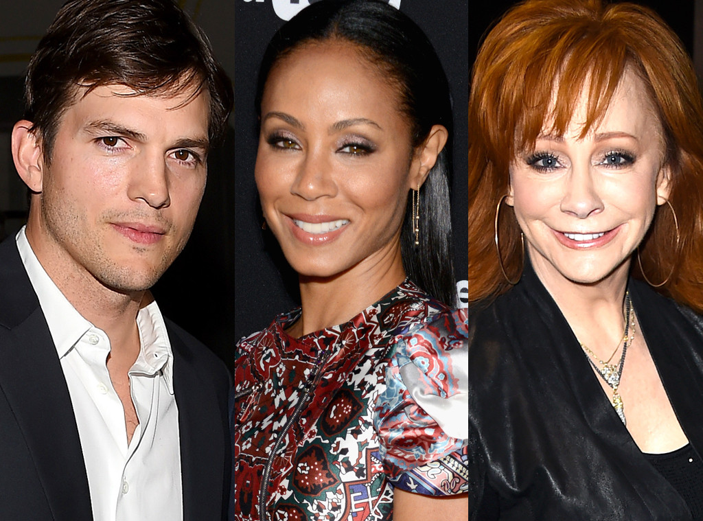 Ashton Kutcher, Jada Pinkett Smith, Reba McEntire Ashton Kutcher, Jada Pinkett Smith, Reba McEntire